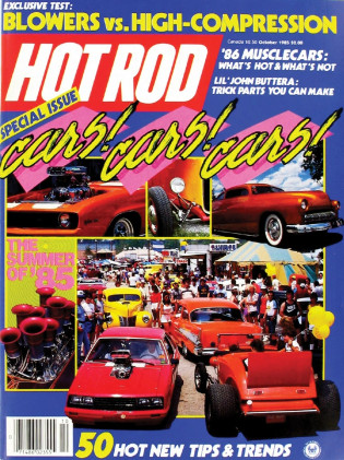 HOT ROD 1985 OCT - DAN DVORAK, CRATE BLOWER MILL